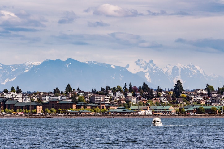 City of Everett From the Puget Sound