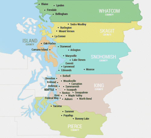 Cascade Pest Control Service Areas